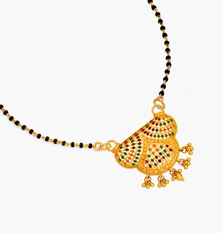 The Hued Commitment Mangalsutra